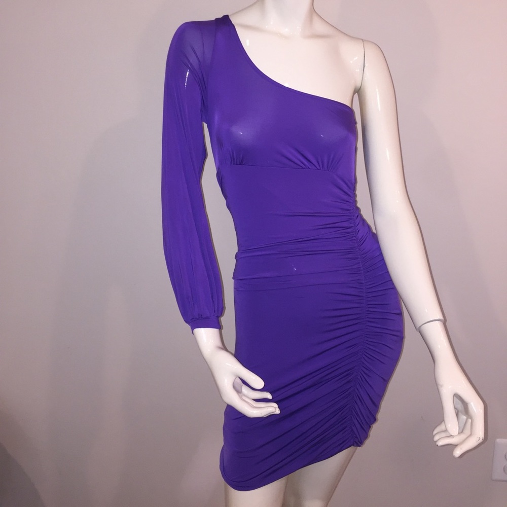 VENUS Purple Dress Tight fitting SIZE XS